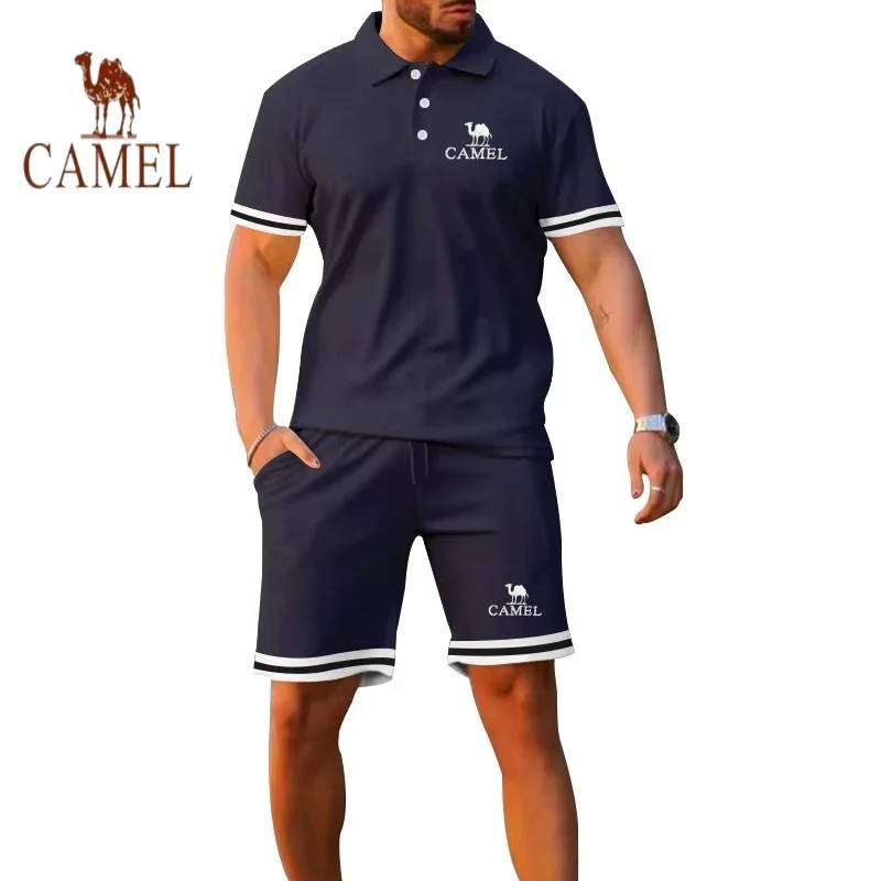 2025 new men's multi-functional summer Polo casual lapel buckle patchwork short sleeve shorts sports Breathable two-piece suit
2025 new men's multi-functional summer Polo casual lapel buckle patchwork short sleeve shorts sports Breathable two-piece suit