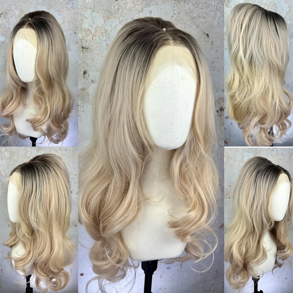 Ombre Золотистый Блондин Синтетический Парик Фронта Шнурка для Женщин Предварительно Сорванные Волосы Реалистичный Парик Темные Корни Новое Прибытие Женский Парик
Ombre Золотистый Блондин Синтетический Парик Фронта Шнурка для Женщин Предварительно Сорванные Волосы Реалистичный Парик Темные Корни Новое Прибытие Женский Парик