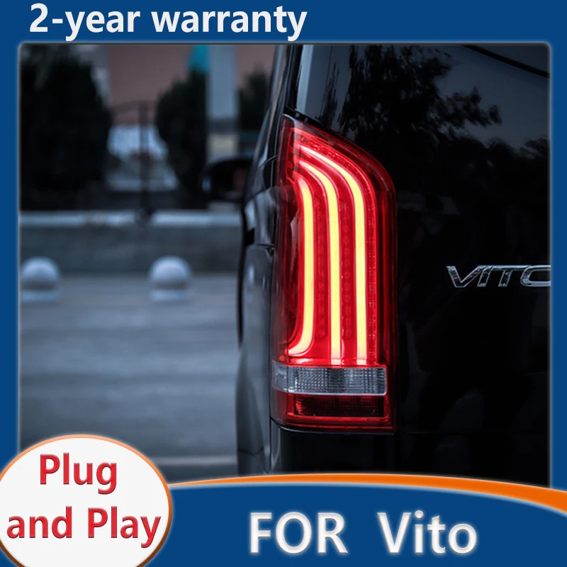 For BENZ Vito Tail Lights 2016-2020 LED Tail Lamp LED DRL Dynamic Turn Signal Brake Reverse lights Auto Accessories Rear lights
For BENZ Vito Tail Lights 2016-2020 LED Tail Lamp LED DRL Dynamic Turn Signal Brake Reverse lights Auto Accessories Rear lights