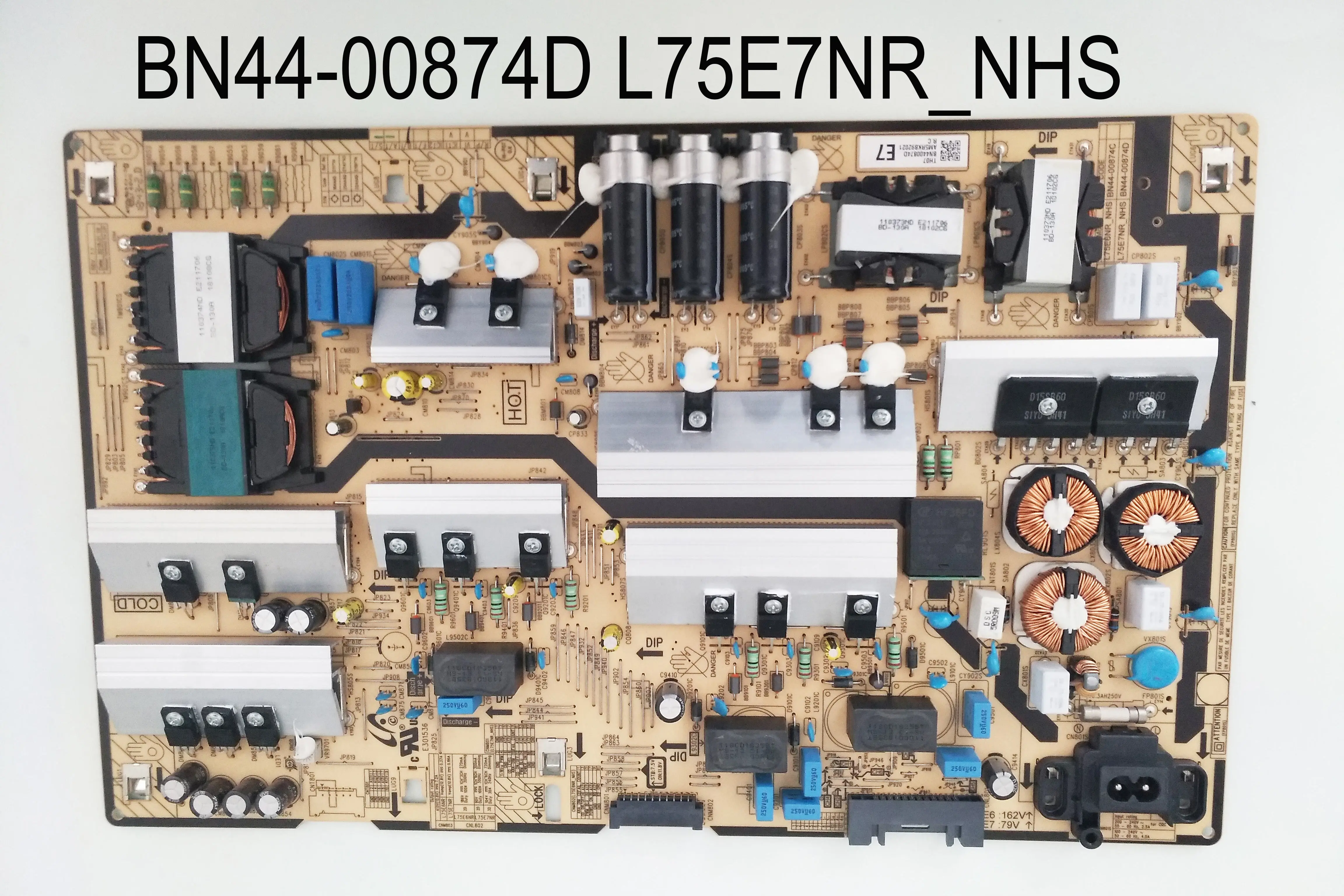Original BN44-00874D L75E7NR_NHS Power Board is for UA75NU8000J UA75NU8000K UE75NU8000U UE75NU8002T UE75NU8005T UE75NU8009T TV
Original BN44-00874D L75E7NR_NHS Power Board is for UA75NU8000J UA75NU8000K UE75NU8000U UE75NU8002T UE75NU8005T UE75NU8009T TV