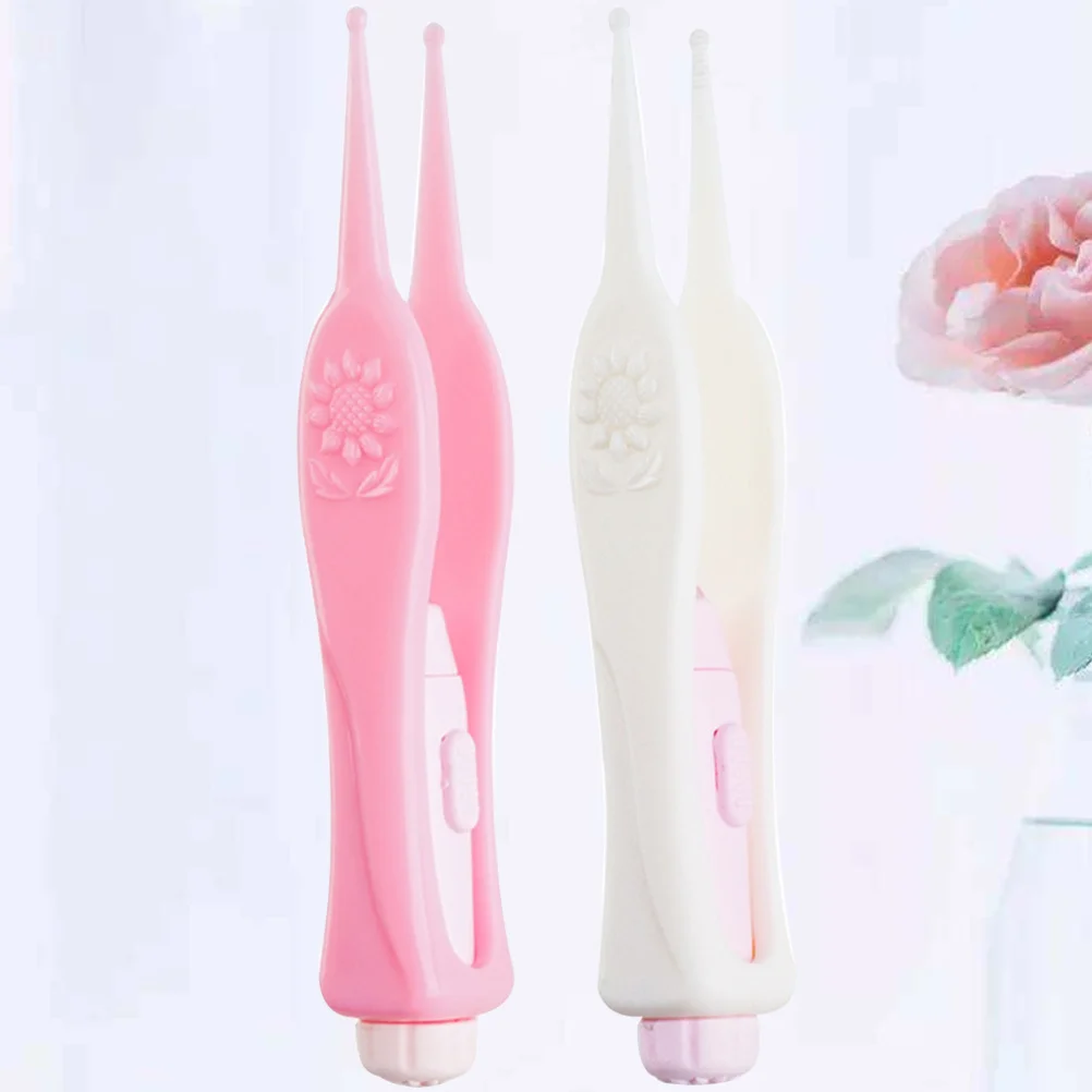 2 шт., очиститель для ушей для малышей, гибкие пластиковые светодиодные видимые наушники, инструмент для удаления ушной серы, безопасный портативный розовый, белый 
2 шт., очиститель для ушей для малышей, гибкие пластиковые светодиодные видимые наушники, инструмент для удаления ушной серы, безопасный портативный розовый, белый