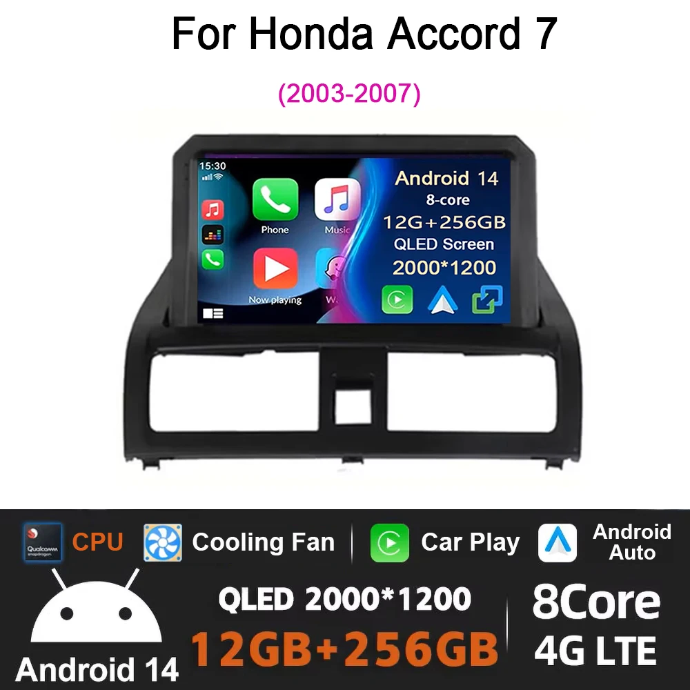 Android 14 Car Dvd For Honda Accord 7 2002 -2007 Multimedia Player High-performance Auto Radio Stereo Head Unit Touch Screen DVD
Android 14 Car Dvd For Honda Accord 7 2002 -2007 Multimedia Player High-performance Auto Radio Stereo Head Unit Touch Screen DVD