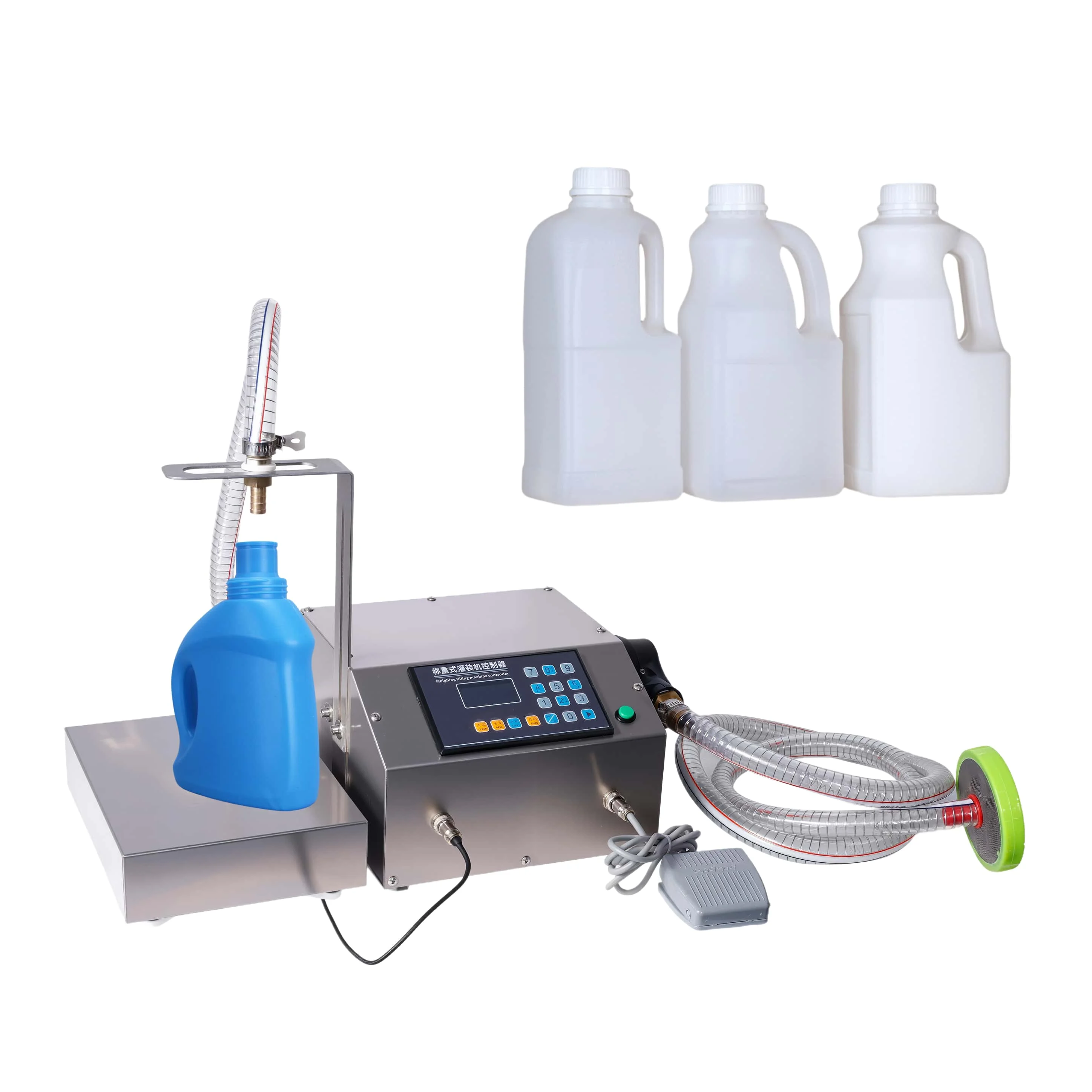 Оптовики Интернет-магазин с одной головкой Количественная разливочная машина Наполнитель для бутылок пивного масла Настольный прецизионный дозирующий насос
Оптовики Интернет-магазин с одной головкой Количественная разливочная машина Наполнитель для бутылок пивного масла Настольный прецизионный дозирующий насос