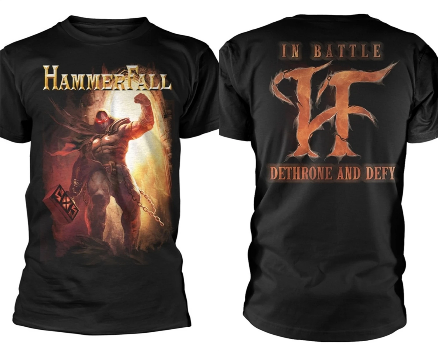 Футболка Hammerfall Dethrone and Defy для мужчин и женщин, хлопковая брендовая футболка с короткими рукавами, винтажные топы с рок-группой, летняя мужская одежда
Футболка Hammerfall Dethrone and Defy для мужчин и женщин, хлопковая брендовая футболка с короткими рукавами, винтажные топы с рок-группой, летняя мужская одежда