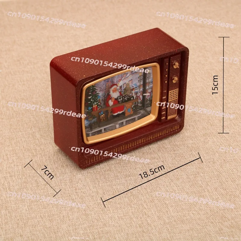 New music snow water injection TV night light gift ornament Christmas decoration music box
New music snow water injection TV night light gift ornament Christmas decoration music box
