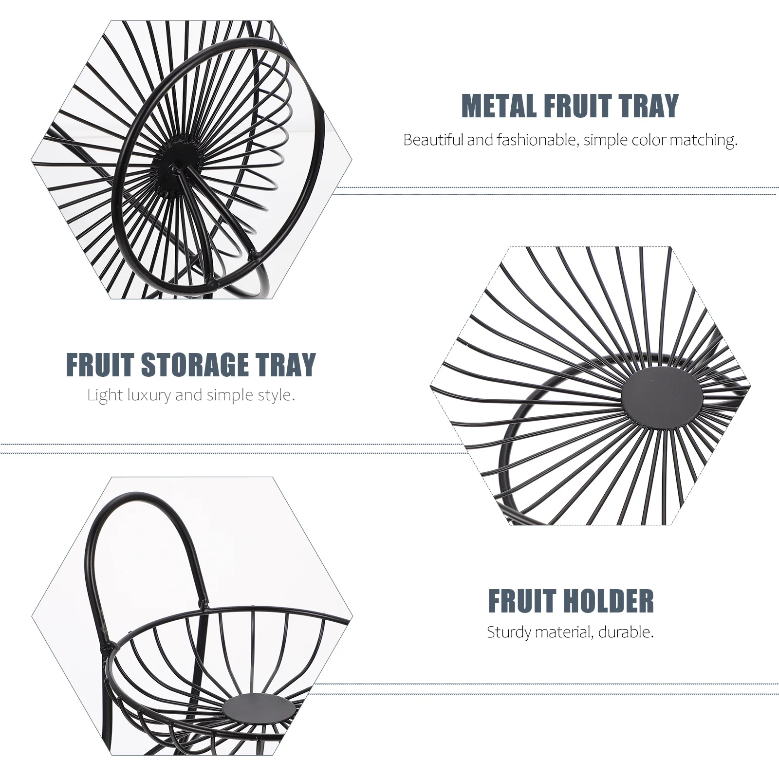 1Pcs Iron Fruit Basket Double-Layer Light Luxury Household Fruit Tray Decorative Storage Holder Serving Plate Storage Basket
1Pcs Iron Fruit Basket Double-Layer Light Luxury Household Fruit Tray Decorative Storage Holder Serving Plate Storage Basket