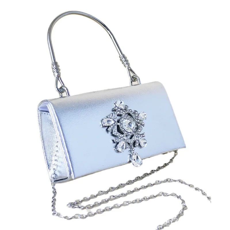 Wind-Inspired Diamond Crossbody - Elegant Convertible Ball Clutch with Oblique Strap Mini Crossbody Bag with Rhinestone Chain
Wind-Inspired Diamond Crossbody - Elegant Convertible Ball Clutch with Oblique Strap Mini Crossbody Bag with Rhinestone Chain