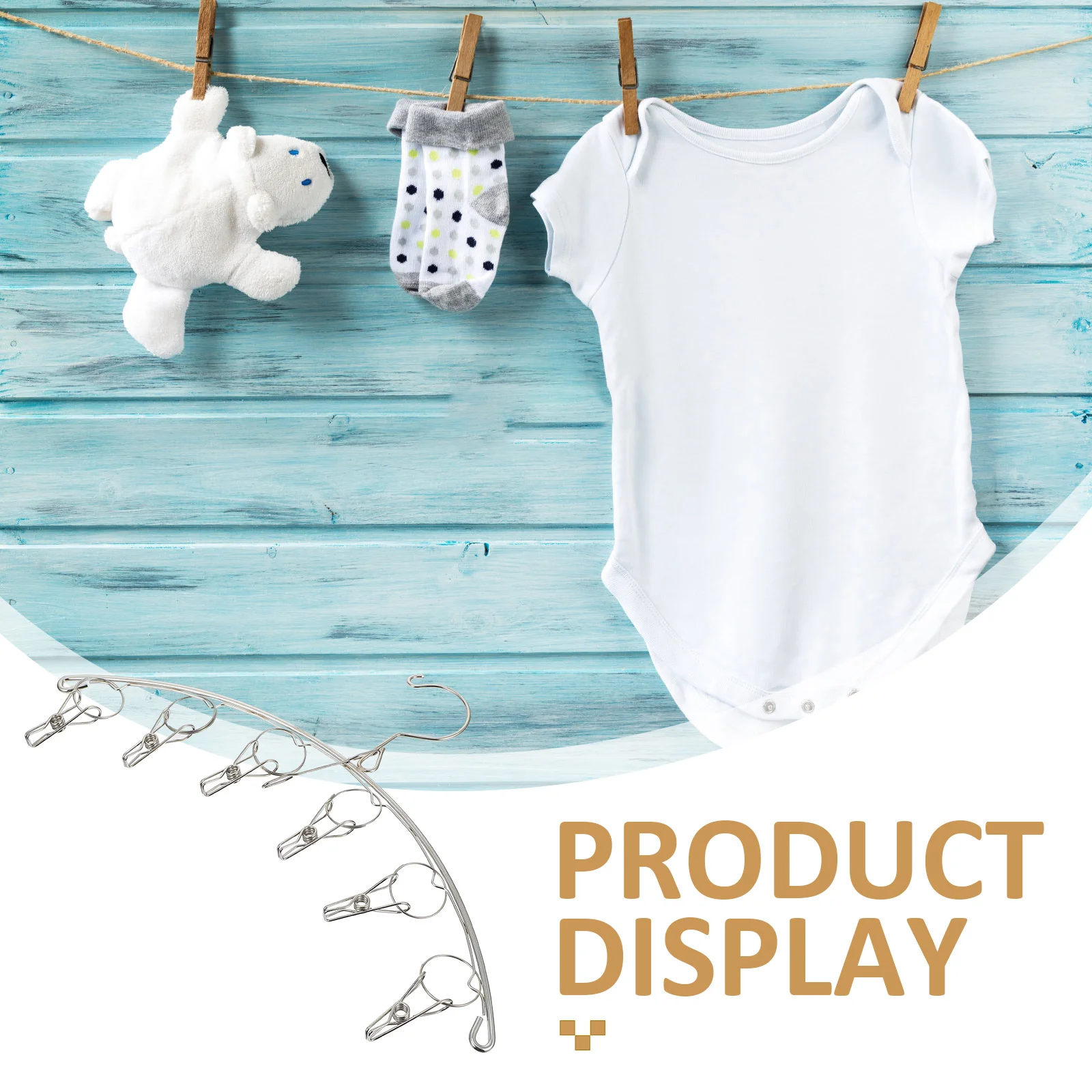 4 Pcs Windproof Clothes Hanger Drying Rack with Clips for Socks Bra Balcony Stainless Steel Rotatable Saves Space
4 Pcs Windproof Clothes Hanger Drying Rack with Clips for Socks Bra Balcony Stainless Steel Rotatable Saves Space
