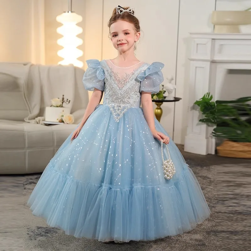 Customized Ball Gown Baby Flower Girl Dresses Tulle Sequins Princess Prom Birthday Party Gowns Formal
Customized Ball Gown Baby Flower Girl Dresses Tulle Sequins Princess Prom Birthday Party Gowns Formal