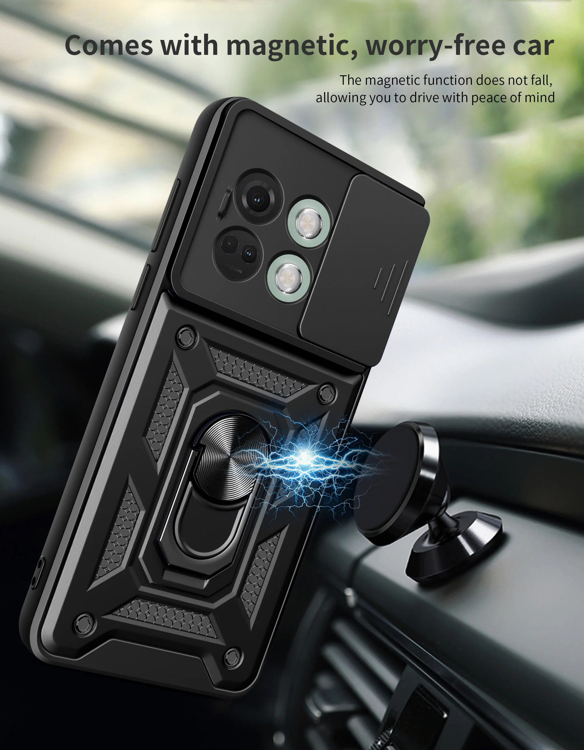 For OnePlus 12 13R Nord CE 3 4 Lite N30 N20 5G Magnet Ring Phone Case Camera Slide Military Grade Armor Protection Cover Cases
For OnePlus 12 13R Nord CE 3 4 Lite N30 N20 5G Magnet Ring Phone Case Camera Slide Military Grade Armor Protection Cover Cases