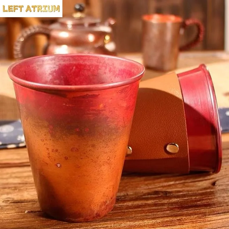 Vintage Copper Moscow Mule Coffee Mug,Outdoors Camping Portable Handcrafted Beverage Cups Beer Tumbler Drinking 300ml Tea Cup
Vintage Copper Moscow Mule Coffee Mug,Outdoors Camping Portable Handcrafted Beverage Cups Beer Tumbler Drinking 300ml Tea Cup