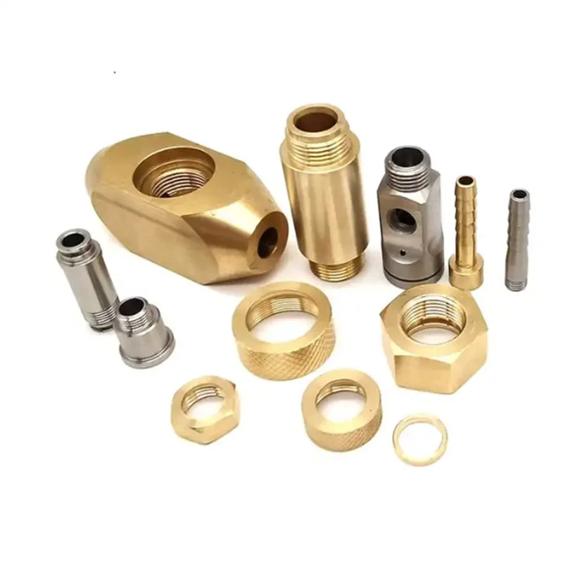 Custom CNC-turned Brass Stainless Steel Valve Pipe Fittings Precision-Milled Nut Assemblies for Customized Mechanical Parts
Custom CNC-turned Brass Stainless Steel Valve Pipe Fittings Precision-Milled Nut Assemblies for Customized Mechanical Parts