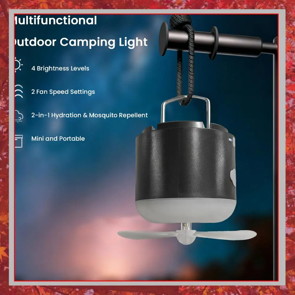 3 In1 USB Rechargeable Dimmable Canopy Fans with LED Lights Hanging Tent Fans for Tents Canopies Beach RV Car Camper & Outdoors
3 In1 USB Rechargeable Dimmable Canopy Fans with LED Lights Hanging Tent Fans for Tents Canopies Beach RV Car Camper & Outdoors