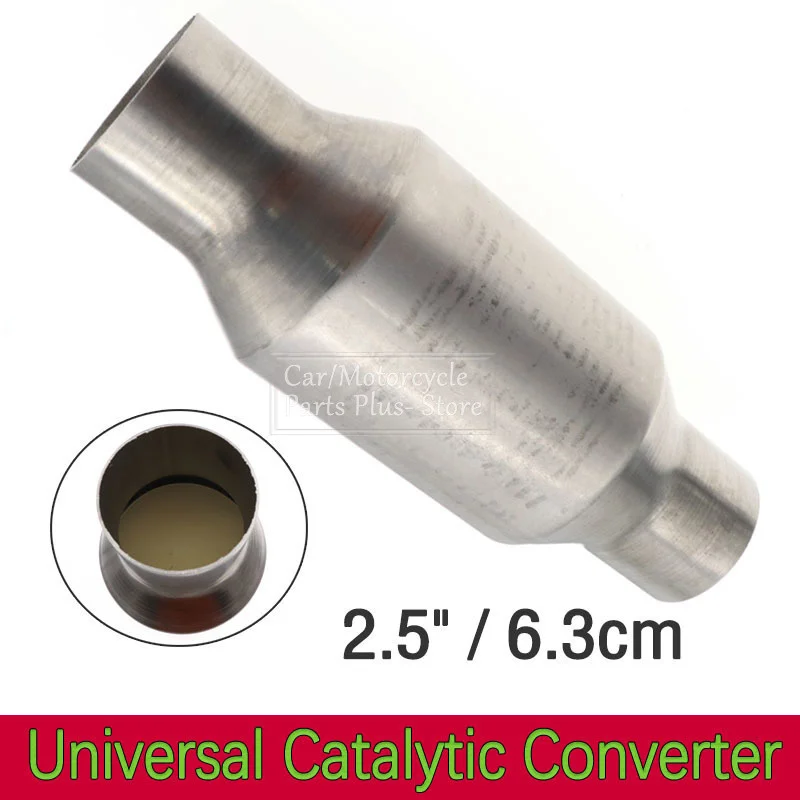 2.5" Universal Car Catalytic Converter Exhaust Systems Muffler Length 11" 400 Ceramic Substrate Engine Accessorie
2.5" Universal Car Catalytic Converter Exhaust Systems Muffler Length 11" 400 Ceramic Substrate Engine Accessorie