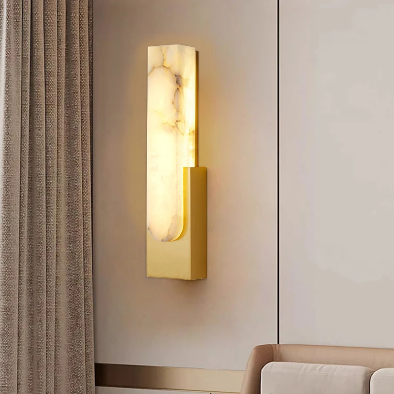 Full copper marble wall lamp living room background LED wall lamp simple Nordic bedroom hallway staircase courtyard wall lamp
Full copper marble wall lamp living room background LED wall lamp simple Nordic bedroom hallway staircase courtyard wall lamp