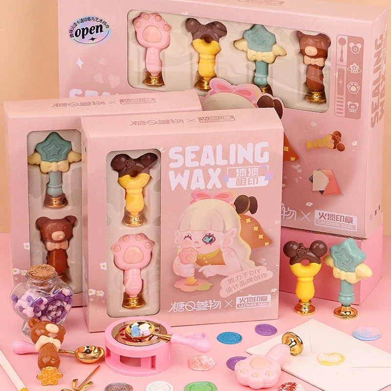Sealing Wax Stamp Set Girls DIY Handmade Molds Cream Gel Decoration Toys Set Kids Handbook Cartoon Stickers Gift
Sealing Wax Stamp Set Girls DIY Handmade Molds Cream Gel Decoration Toys Set Kids Handbook Cartoon Stickers Gift