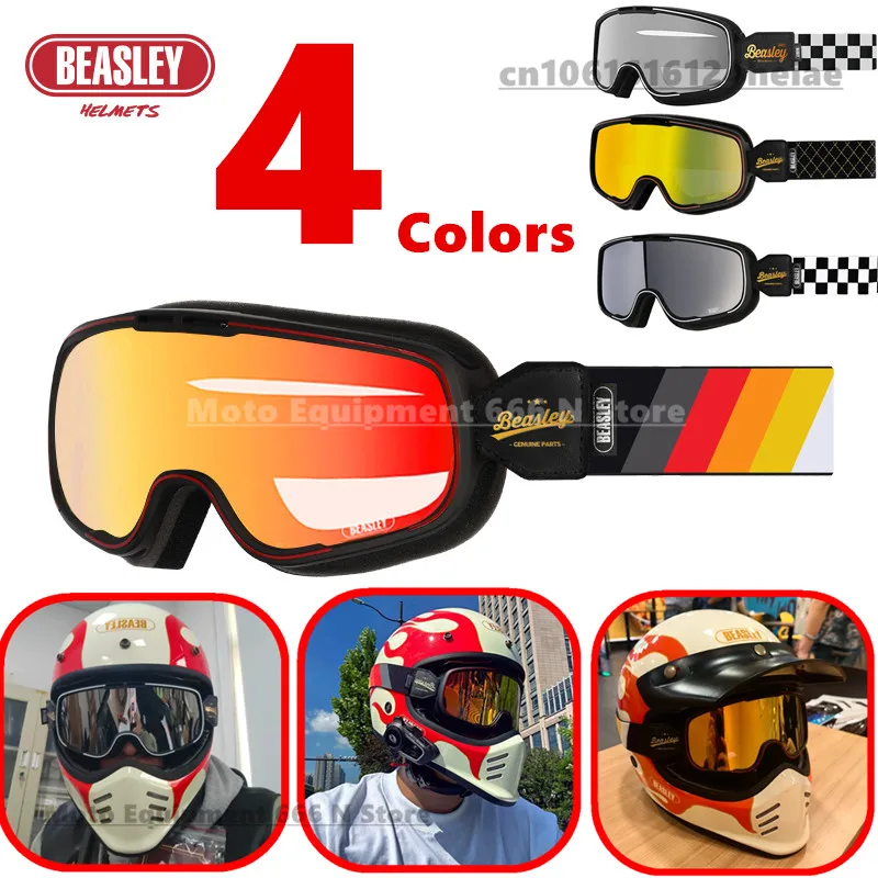 BEASLEY Motorcycle Retro Goggles Off-road Windproof Sand Goggles Outdoor Sports Skiing Goggles Cycling Glasses
BEASLEY Motorcycle Retro Goggles Off-road Windproof Sand Goggles Outdoor Sports Skiing Goggles Cycling Glasses