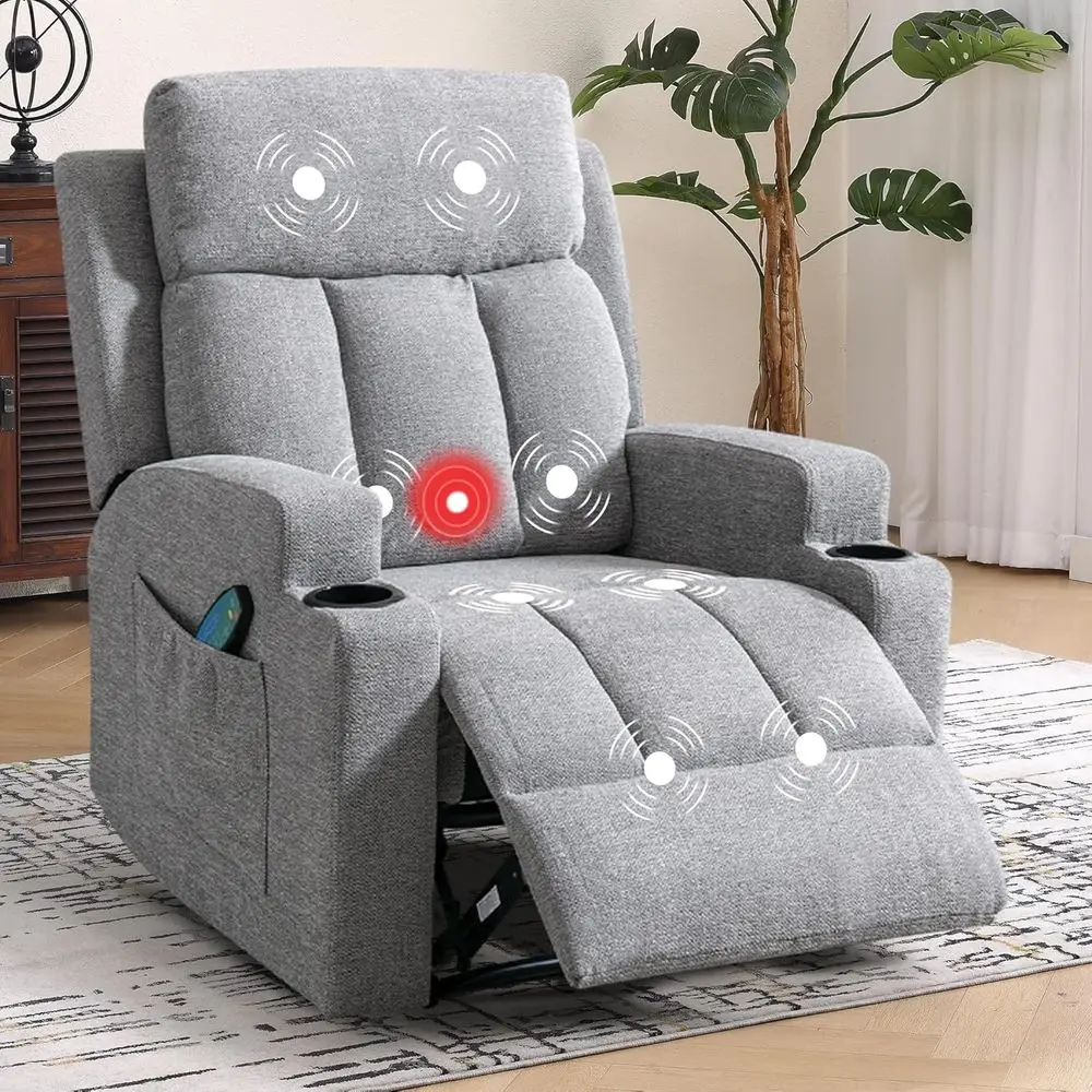 Manual Recliner Chair for Adults, Comfortable Reclining Seat with Plush Armrests and Back Support, Ideal for Living Room (Light
Manual Recliner Chair for Adults, Comfortable Reclining Seat with Plush Armrests and Back Support, Ideal for Living Room (Light