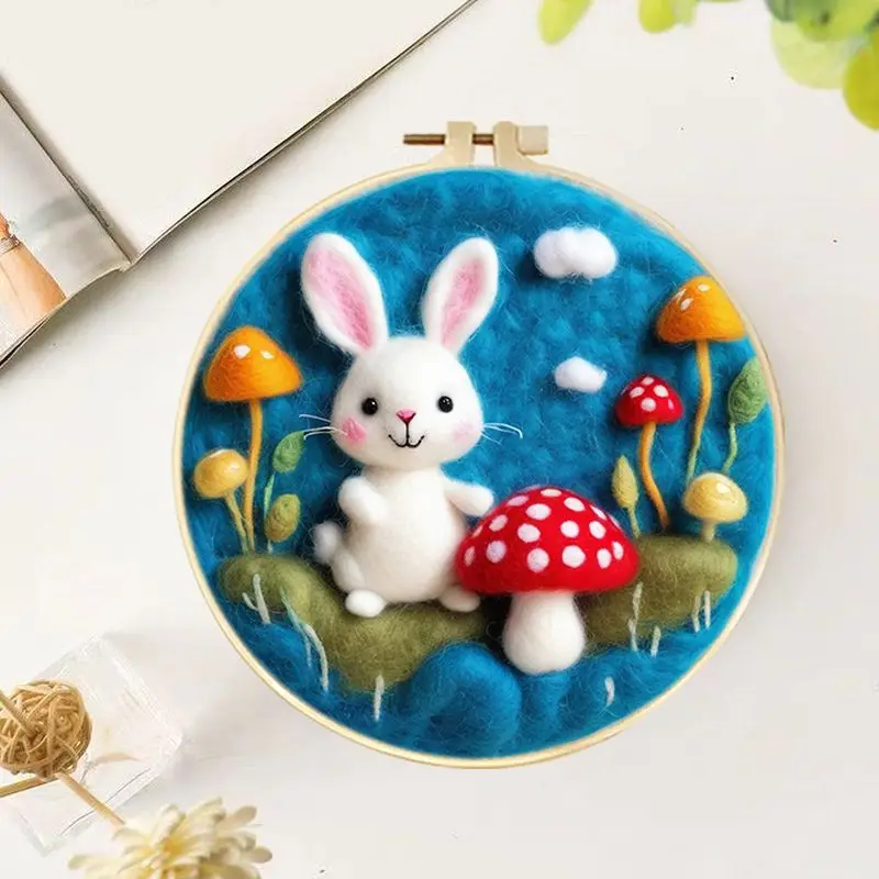 1 Pack Needle Felting Painting Kit Cute Rabbit Complete Craft Set For Beginners Gift Wool Needle Felting Animal Kit Diy Home Dec
1 Pack Needle Felting Painting Kit Cute Rabbit Complete Craft Set For Beginners Gift Wool Needle Felting Animal Kit Diy Home Dec