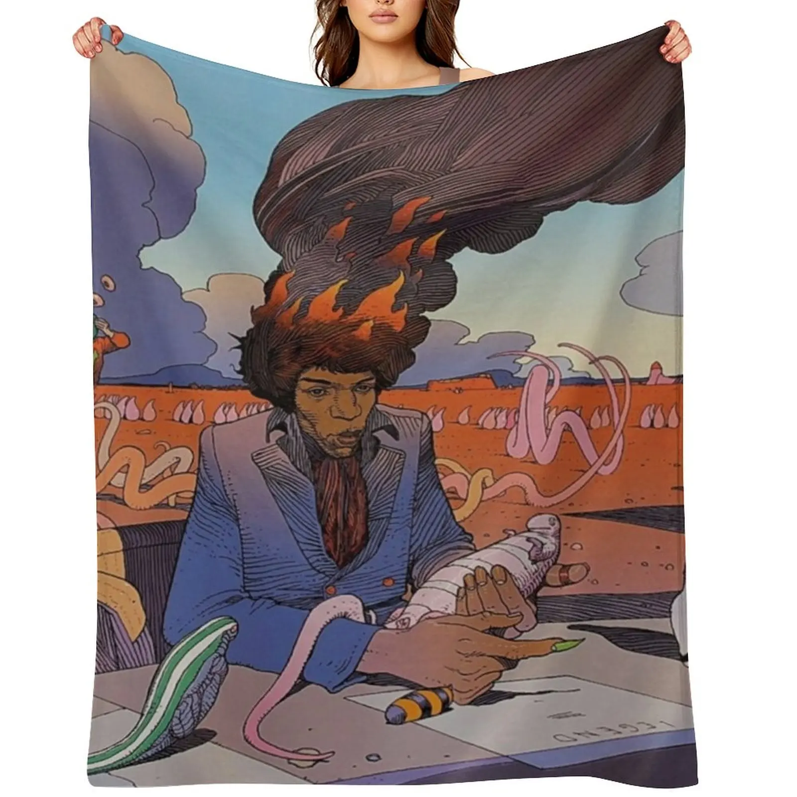 Art by Jean Giraud Throw Blanket For Baby Bed Fashionable Sofa Throw Personalized Gift Blankets
Art by Jean Giraud Throw Blanket For Baby Bed Fashionable Sofa Throw Personalized Gift Blankets