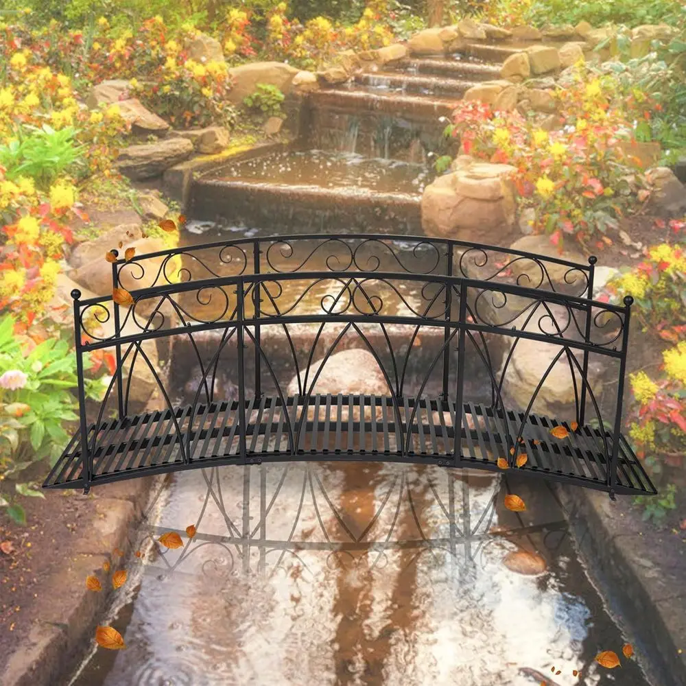 Kinpaw 8T Upgrade Arc Walkway with 2 High Guardrails, Extra Large Garden Bridge, Iron Arch ootbridge with Sturdy truction, Metal
Kinpaw 8T Upgrade Arc Walkway with 2 High Guardrails, Extra Large Garden Bridge, Iron Arch ootbridge with Sturdy truction, Metal
