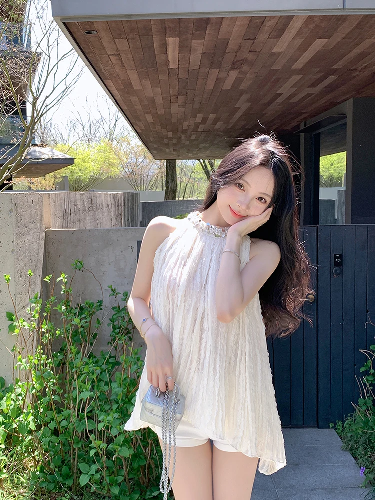 Летнее платье ZhouYeye Design 2025: Новинка, чувственный топ из шифона с открытыми плечами, женская одежда в стиле Pure Desire, свободный крой, милый стиль
Летнее платье ZhouYeye Design 2025: Новинка, чувственный топ из шифона с открытыми плечами, женская одежда в стиле Pure Desire, свободный крой, милый стиль