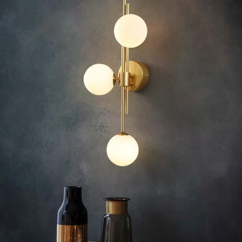Wall lamp bedroom bedside light luxury French retro cream wind Nordic minimalist living room TV background wall
Wall lamp bedroom bedside light luxury French retro cream wind Nordic minimalist living room TV background wall