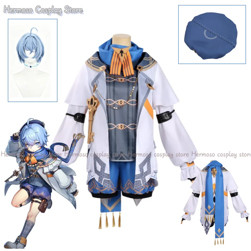 Game NTE Edgar Cosplay Neverness to Everness Costume Man Edgar Uniform Prop Wig Set Halloween Party Clothing Edgar Outfit Suit
Game NTE Edgar Cosplay Neverness to Everness Costume Man Edgar Uniform Prop Wig Set Halloween Party Clothing Edgar Outfit Suit