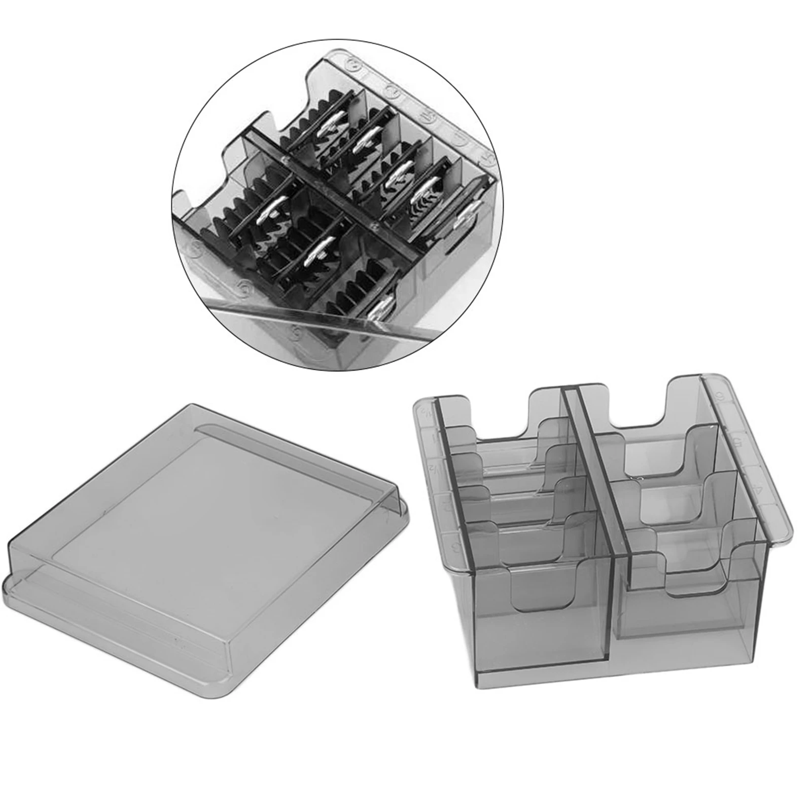 Caliper Organizer Limit Comb Storage Box Hair Clipper Positioning Caliper Comb Partition Organizer Case Limit Comb Storage Case
Caliper Organizer Limit Comb Storage Box Hair Clipper Positioning Caliper Comb Partition Organizer Case Limit Comb Storage Case