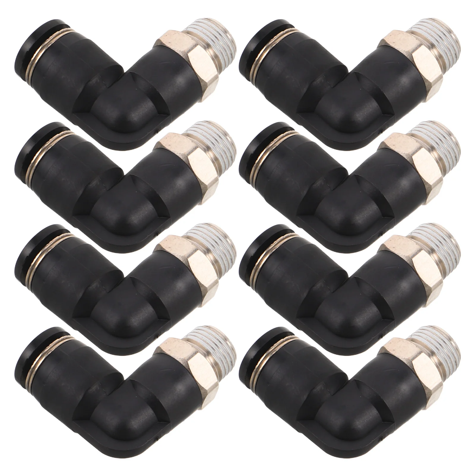 8Pcs Pneumatic Quick Connectors Metal Elbow Push to Connect Fittings Hose Couplers Durable Leak Proof Airline Tubing
8Pcs Pneumatic Quick Connectors Metal Elbow Push to Connect Fittings Hose Couplers Durable Leak Proof Airline Tubing