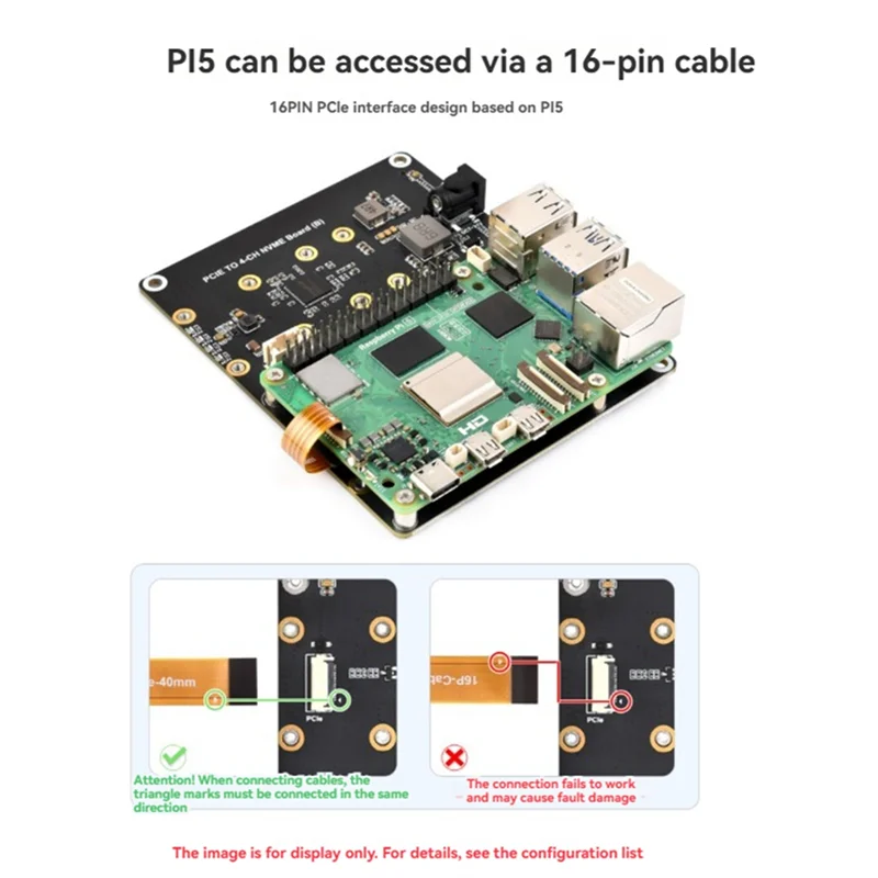Suitable For Raspberry Pi 5 Pcie To4-CH M.2 Nvme SSD Adapter Board Compatible With2280/2260/2242/2230 M.2 Hard Drives Forpi5
Suitable For Raspberry Pi 5 Pcie To4-CH M.2 Nvme SSD Adapter Board Compatible With2280/2260/2242/2230 M.2 Hard Drives Forpi5
