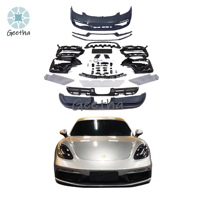 2016-2023 Porsche Cayman 718/GTS Boxster Body Kit Rear Grille and Front Bumper Upgrade to GTS Style New Condition
2016-2023 Porsche Cayman 718/GTS Boxster Body Kit Rear Grille and Front Bumper Upgrade to GTS Style New Condition