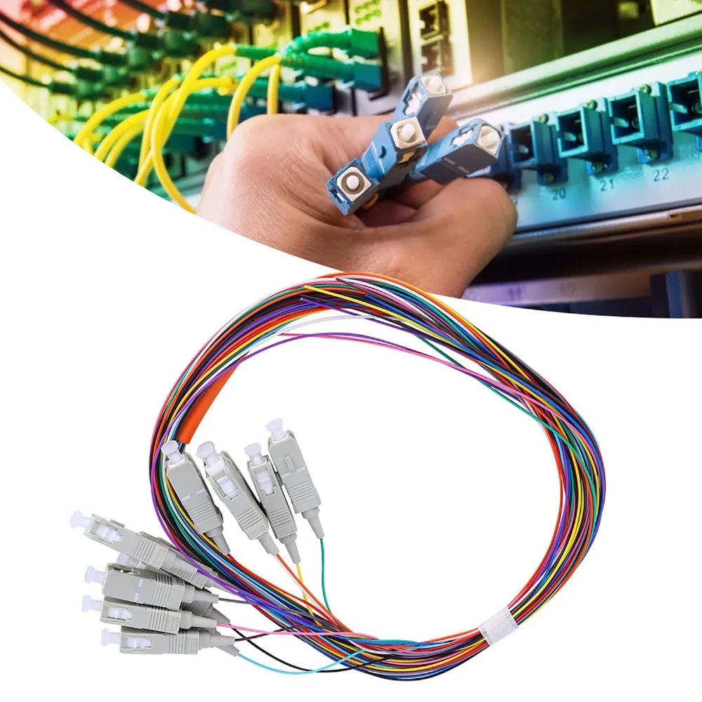 SC/UPC Fiber Pigtail Cable Multimode 62.5/125 12‑Pole Multimode Fiber 12Pole 1.5m SC/UPC Multimode Fiber Telecommunications
SC/UPC Fiber Pigtail Cable Multimode 62.5/125 12‑Pole Multimode Fiber 12Pole 1.5m SC/UPC Multimode Fiber Telecommunications