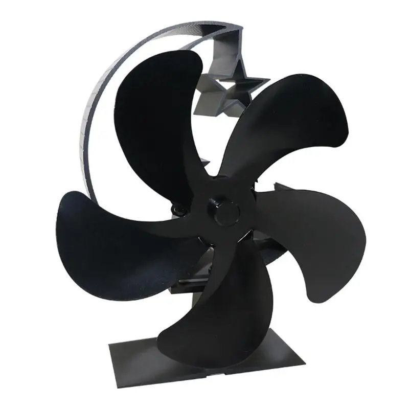 Wood Stove Fan Heat Powered Stove Fan With 5 Blades And Moon Star Decor Quiet Operation Non-Electric Wood Log Burner Fan For
Wood Stove Fan Heat Powered Stove Fan With 5 Blades And Moon Star Decor Quiet Operation Non-Electric Wood Log Burner Fan For