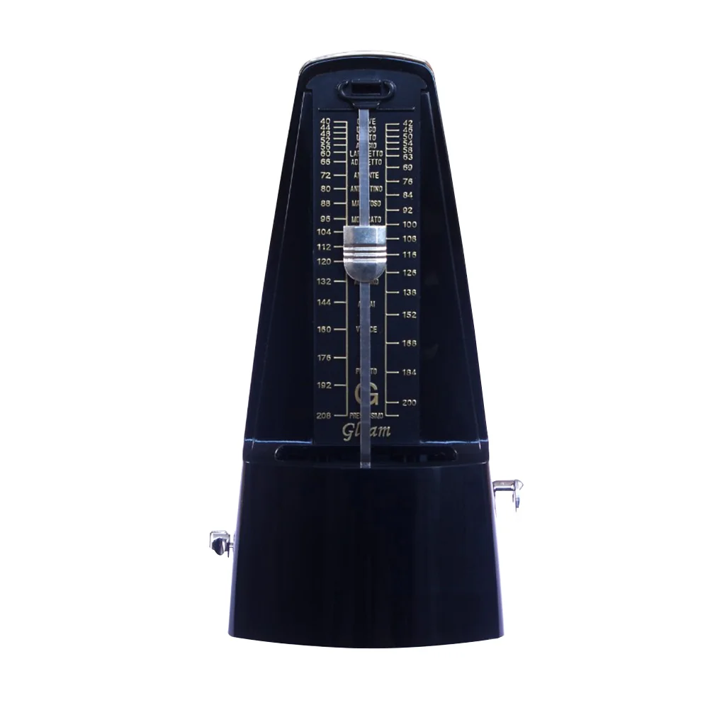 Mechanical Metronome High Accuracy Audible Click Bell Black metronome click piano guitar bass violin practice tool loud
Mechanical Metronome High Accuracy Audible Click Bell Black metronome click piano guitar bass violin practice tool loud