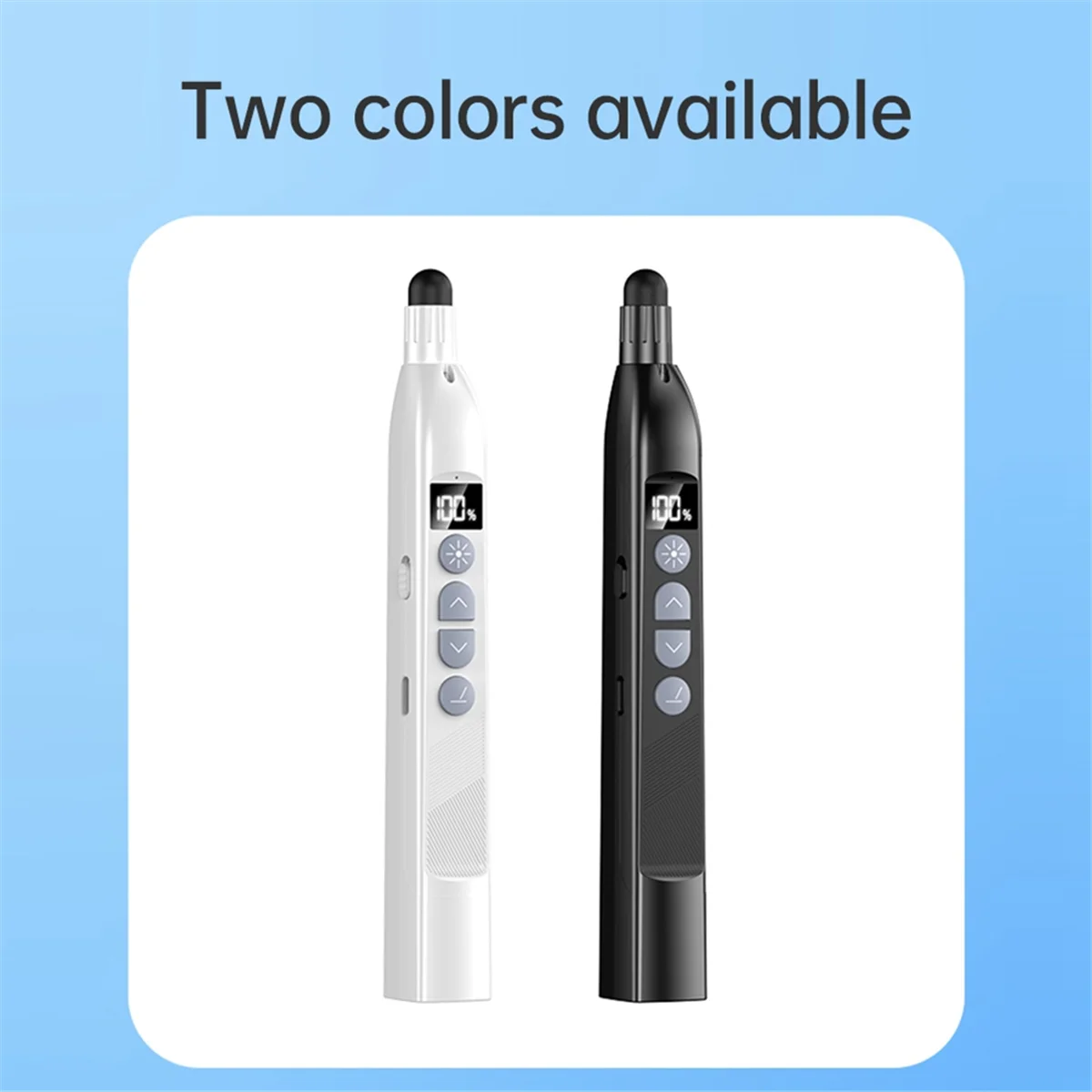 Presentation Remote Wireless Page Turnner Laser with Telescopic Stick Stylus Pen RF2.4G Remote Control Clicker Pen,A
Presentation Remote Wireless Page Turnner Laser with Telescopic Stick Stylus Pen RF2.4G Remote Control Clicker Pen,A