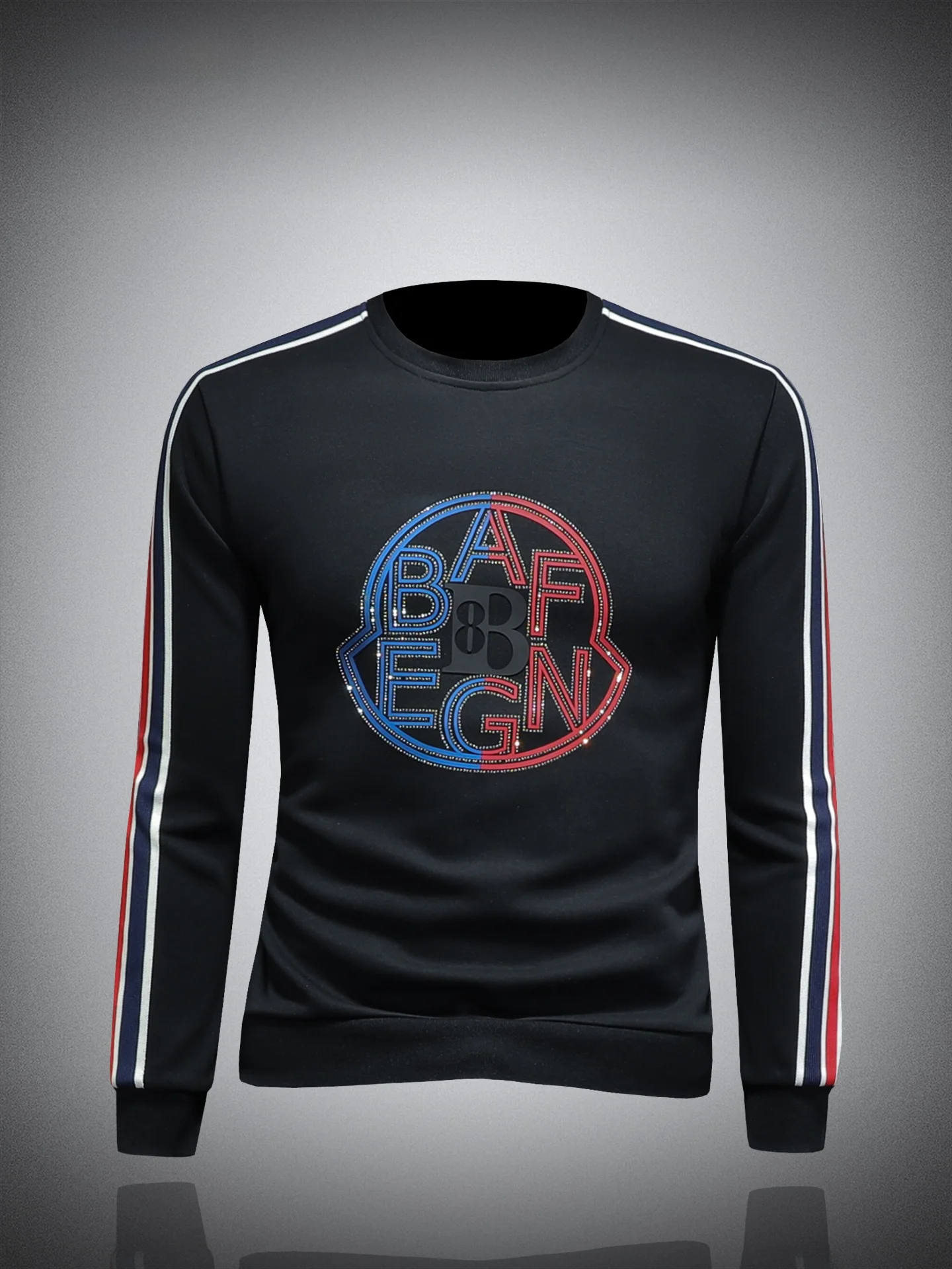 New 2025 Men's round Ne Long Sve Sweatirt Trendy Autumn Wear Letter Stripe Rhinestone Base irt Casual Comfortable Co...
New 2025 Men's round Ne Long Sve Sweatirt Trendy Autumn Wear Letter Stripe Rhinestone Base irt Casual Comfortable Co...