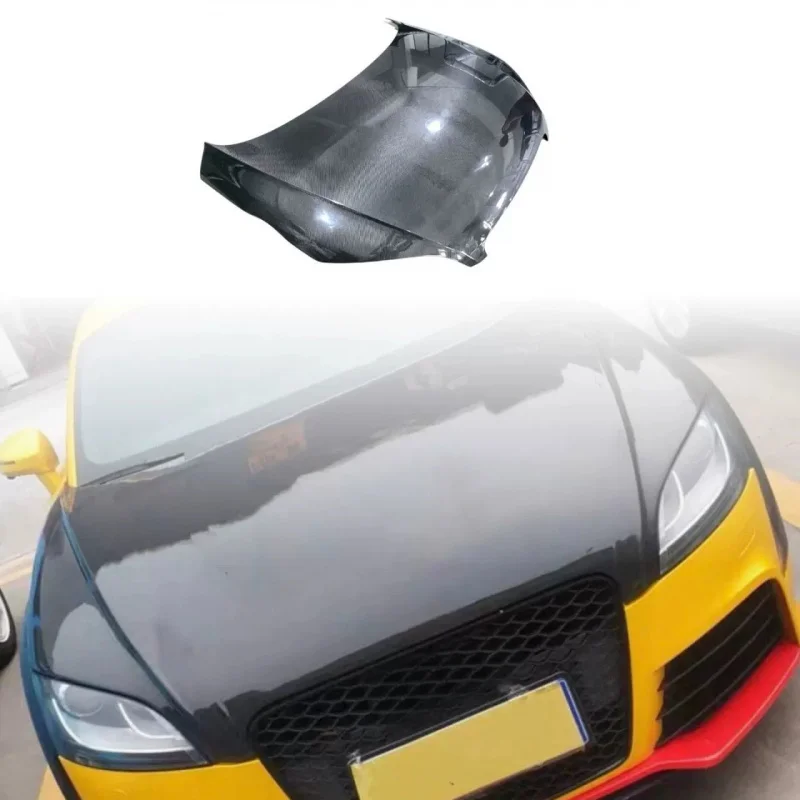 Suitable for 2007-2014 Audi TT TTS TTRS upgraded carbon fiber original style engine hood
Suitable for 2007-2014 Audi TT TTS TTRS upgraded carbon fiber original style engine hood
