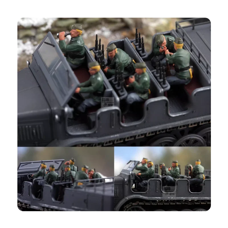Масштабная модель 1:72 из смолы: Члены экипажа полугусеничной машины-6, подходящие для сцен с танками, коллекционные, декоративные, для демонстрации.
Масштабная модель 1:72 из смолы: Члены экипажа полугусеничной машины-6, подходящие для сцен с танками, коллекционные, декоративные, для демонстрации.