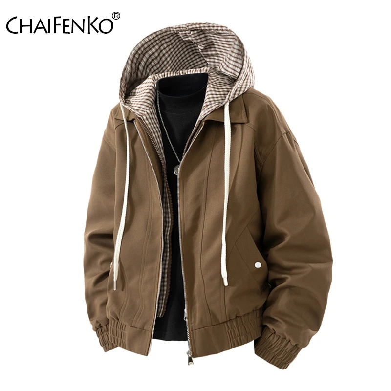 Outdoors Casual Versatile Men Tops Autumn Winter Comfort Solid Breathable Coats New Loose Big Pocket Hooded Leather Jacket Men
Outdoors Casual Versatile Men Tops Autumn Winter Comfort Solid Breathable Coats New Loose Big Pocket Hooded Leather Jacket Men