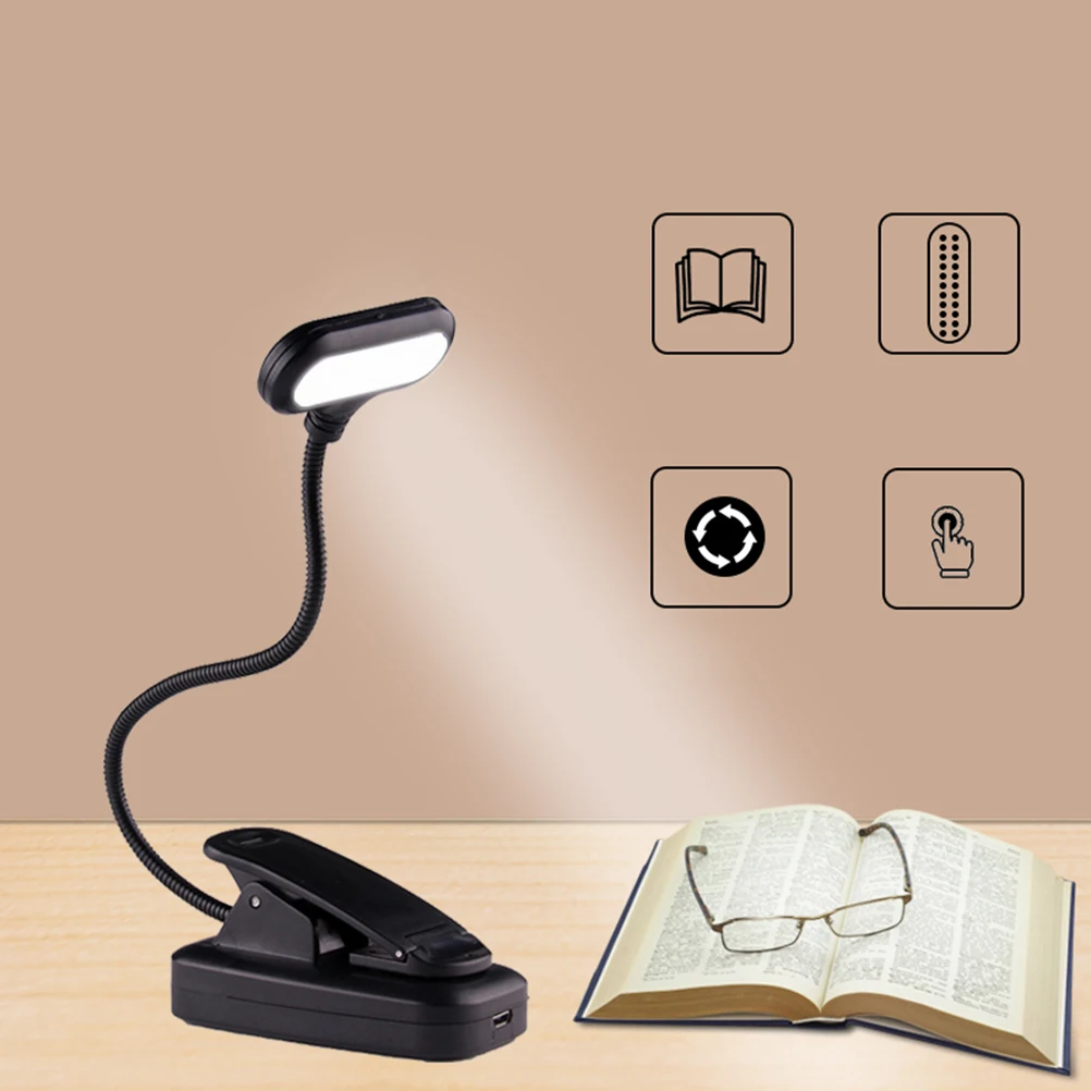 USB Charging Reading Light Rechargeable Book Lamp Bright LED Sleep Friendly Portable Travel Camp Adjustable 360 Degree Flexible
USB Charging Reading Light Rechargeable Book Lamp Bright LED Sleep Friendly Portable Travel Camp Adjustable 360 Degree Flexible