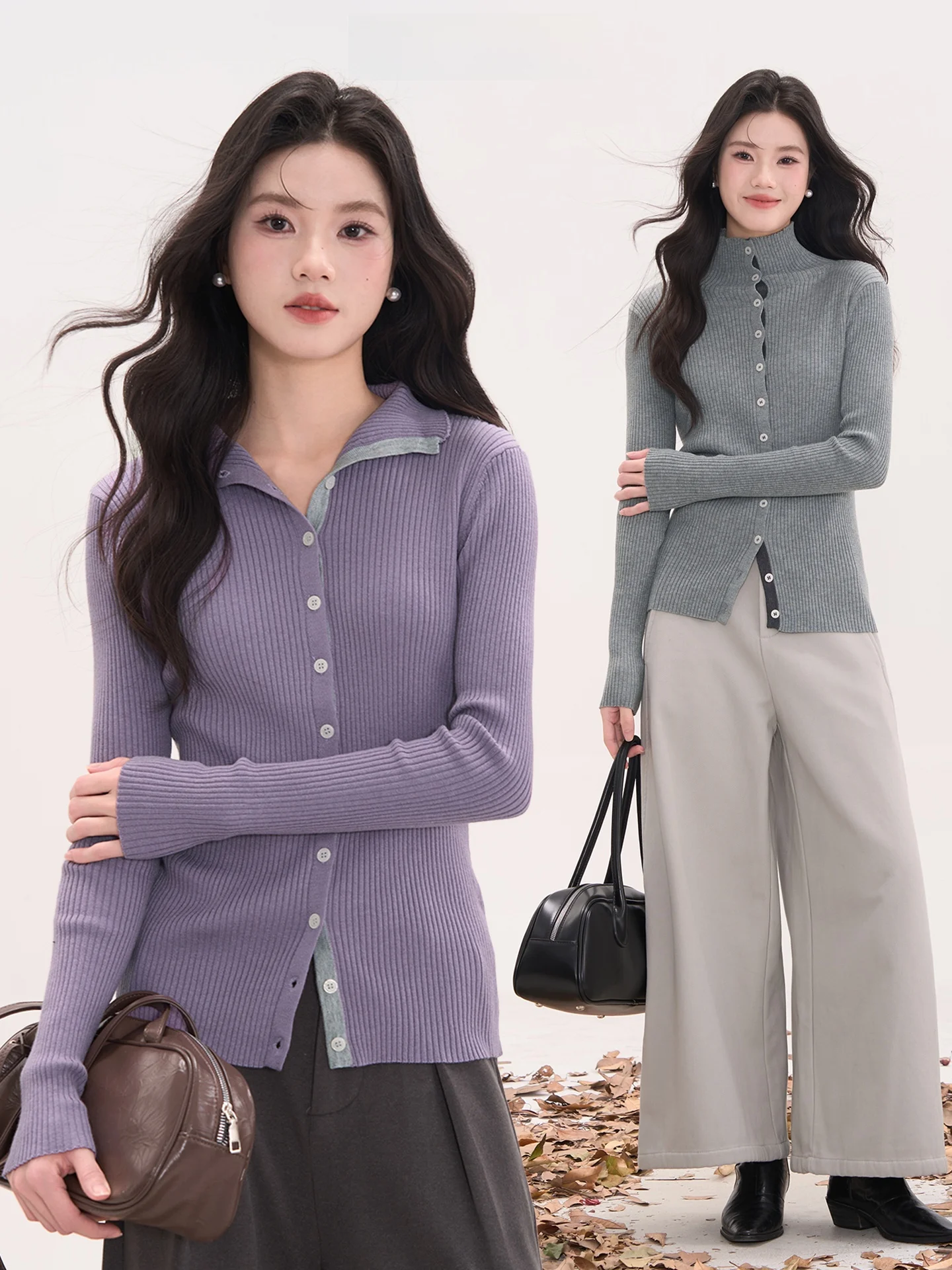 Heme 0 Woolen Single Button Knitted Sweater Women's Slim Fit Autumn Winter Top Princ Sle Polyester Fiber Blend Long Sve
Heme 0 Woolen Single Button Knitted Sweater Women's Slim Fit Autumn Winter Top Princ Sle Polyester Fiber Blend Long Sve