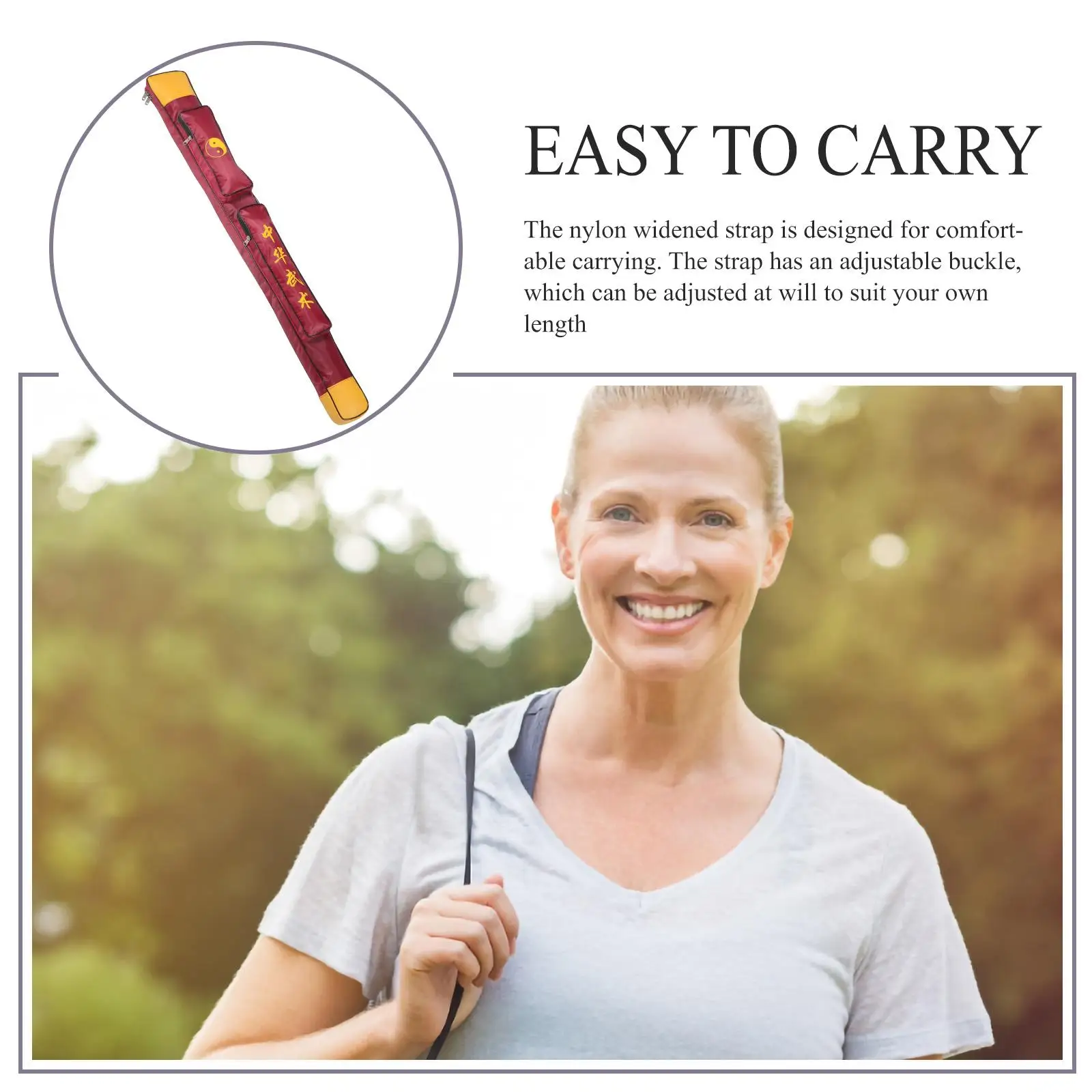 Canvas Thick Taichi Sword Bag 108cm Wine Red Single Layer Durable Storage Case Chinese Swords Martial Equipment Portable
Canvas Thick Taichi Sword Bag 108cm Wine Red Single Layer Durable Storage Case Chinese Swords Martial Equipment Portable