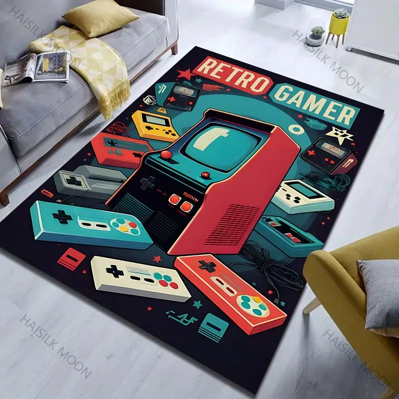 Neon Game Consoles Printed Carpet for Living Room Bedroom Sofa Home Decoration Non-slip Floor Mat Modern Carpet Large Size
Neon Game Consoles Printed Carpet for Living Room Bedroom Sofa Home Decoration Non-slip Floor Mat Modern Carpet Large Size