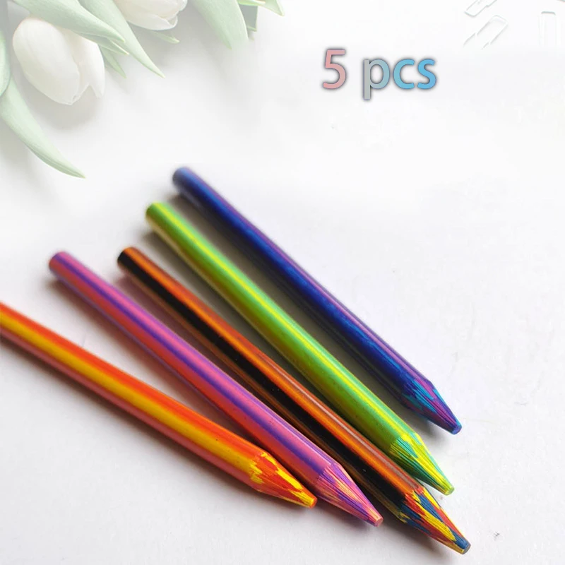 Magic Rainbow Lead Automatic Pen Refill Children's Creative Graffiti Mixed Color Gradient Hand-painted A Multi-color Pencil Lead
Magic Rainbow Lead Automatic Pen Refill Children's Creative Graffiti Mixed Color Gradient Hand-painted A Multi-color Pencil Lead