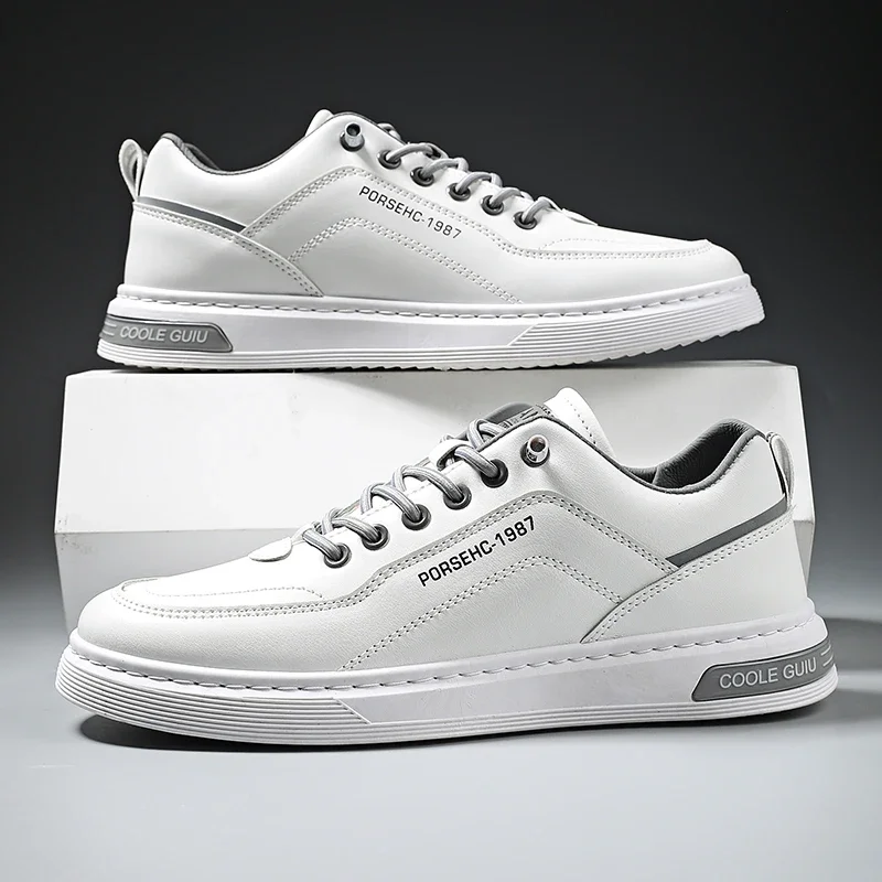 Новинка 2024, Весенняя кожаная мужская повседневная обувь, корейская модная универсальная спортивная модная мужская прогулочная обувь, Мужская маленькая белая
Новинка 2024, Весенняя кожаная мужская повседневная обувь, корейская модная универсальная спортивная модная мужская прогулочная обувь, Мужская маленькая белая