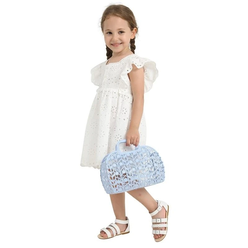 G5AE Hollow Plastic Tote Bags Beach Purses Bathroom Basket Foldable Handbags for Kids
G5AE Hollow Plastic Tote Bags Beach Purses Bathroom Basket Foldable Handbags for Kids