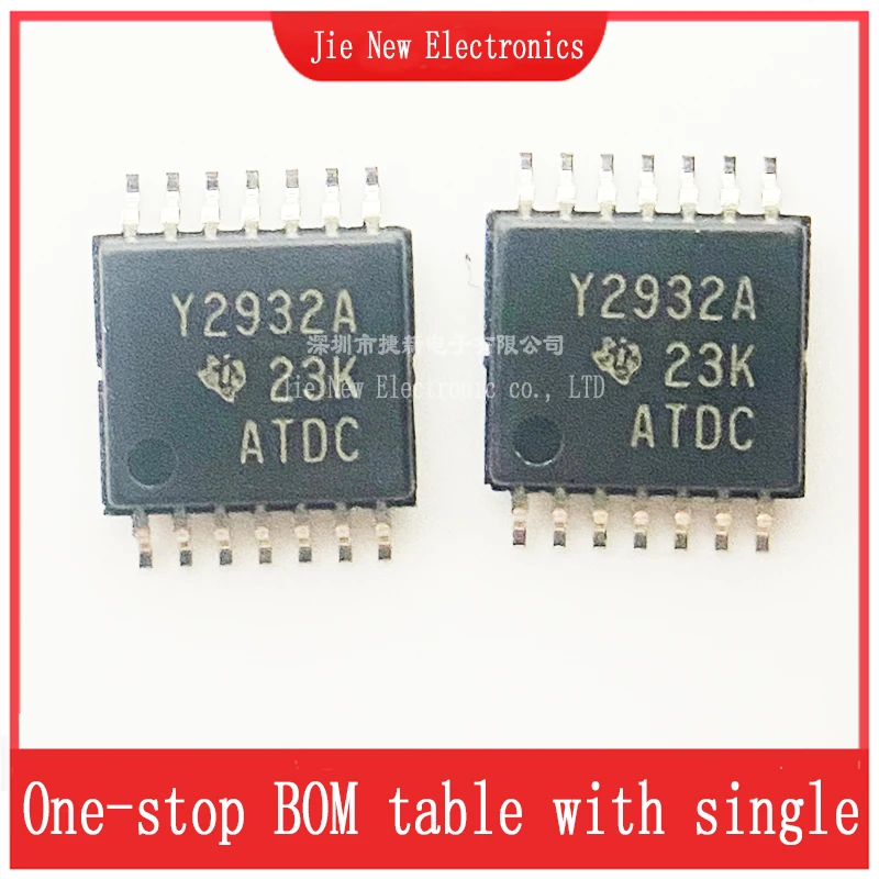 5 шт. TLC2932AIPW TSSOP-14 Y2932A Интегральная схема, новая оригинальная точечная поставка
5 шт. TLC2932AIPW TSSOP-14 Y2932A Интегральная схема, новая оригинальная точечная поставка
