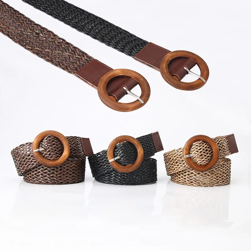 New Women's Woven Belt Trendy European and American Style Versatile Dress Decorative Belt Fashionable Belt
New Women's Woven Belt Trendy European and American Style Versatile Dress Decorative Belt Fashionable Belt