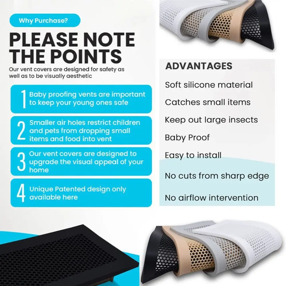 Silicone Rubber Floor Ventilation Hood Protection Secure Silicone Flooring Insect Prevention Improve Air Circulation
Silicone Rubber Floor Ventilation Hood Protection Secure Silicone Flooring Insect Prevention Improve Air Circulation
